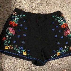 Xhilaration embroidered shorts